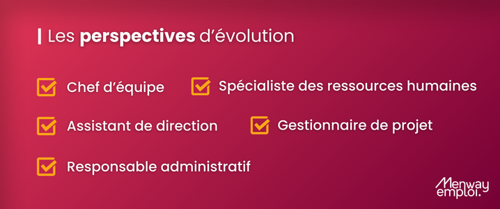 perspectives d'évolution agent administratif